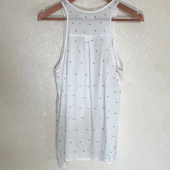 Knot Sisters Cross Front Studded Tank - Medium - Picture 4 of 5